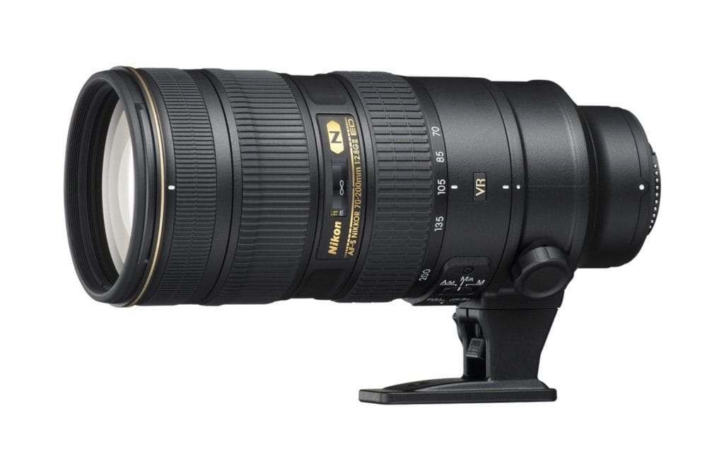 amazon product image of the best Nikon telephoto lens for landscape photography