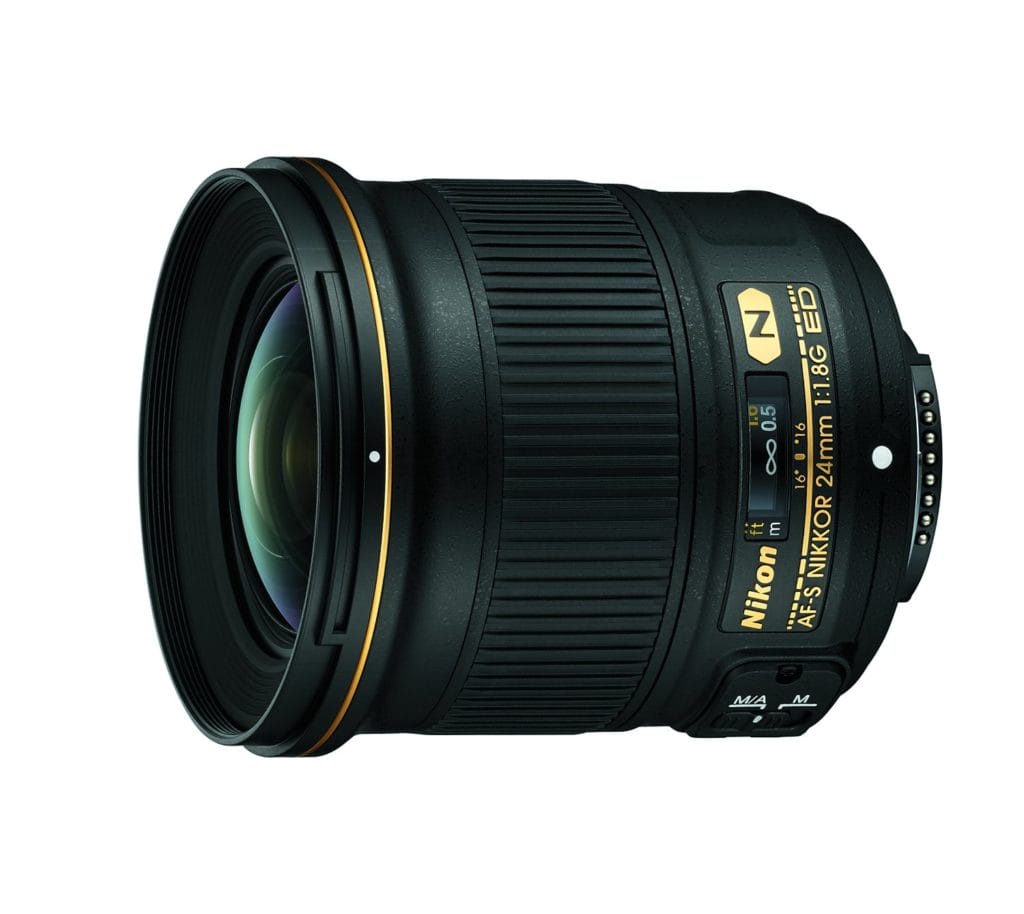 Amazon product image of the best Nikon prime lens for landscape photography