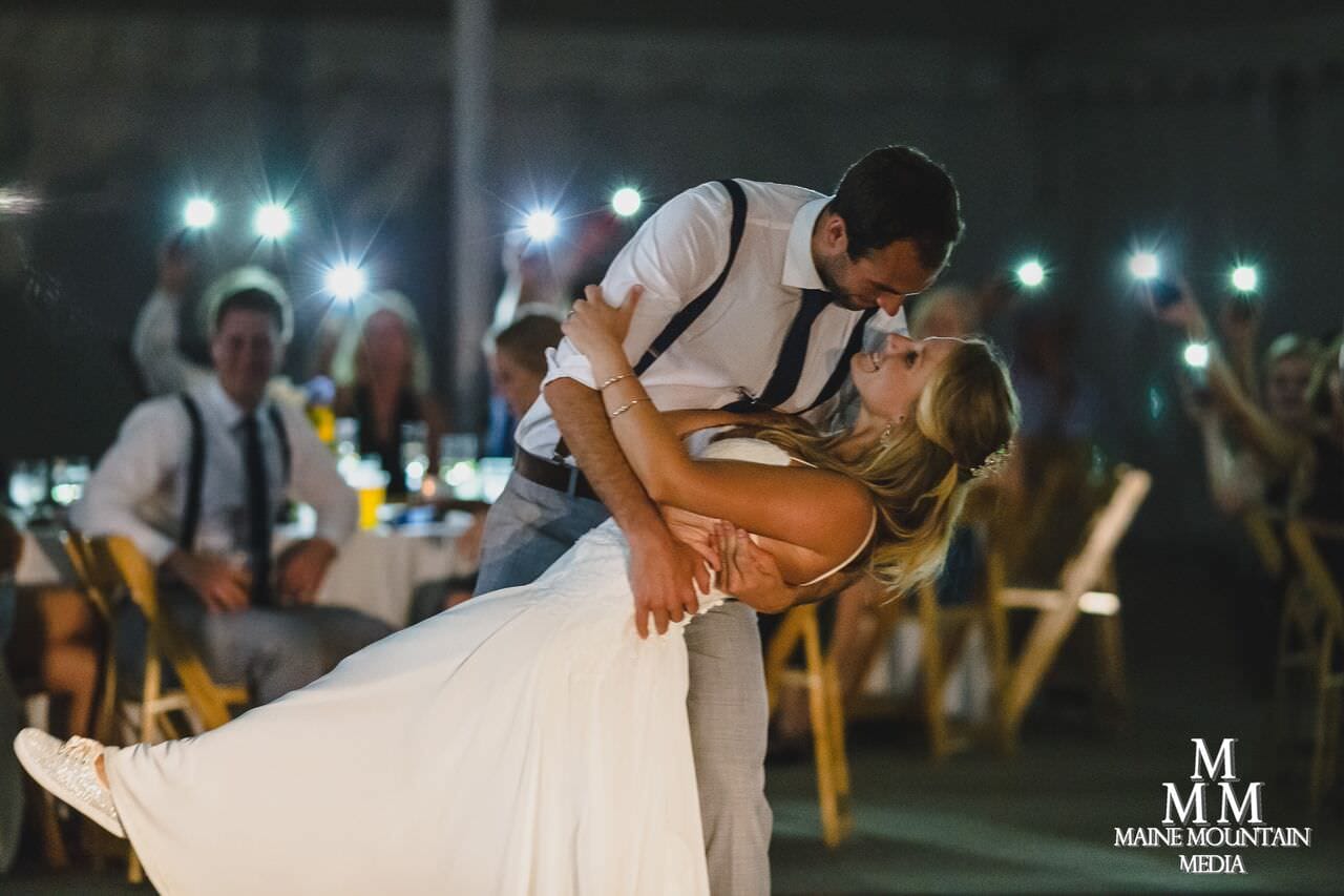 Example image showing what is wedding photojournalism of a bride and groom doing their first dance